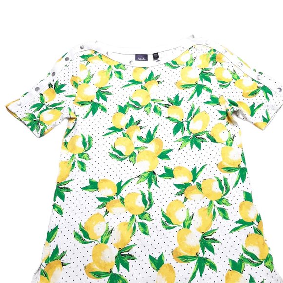 Rafaella Studio  Lemon Short Sleeve Shirt Size PS - Picture 6 of 7